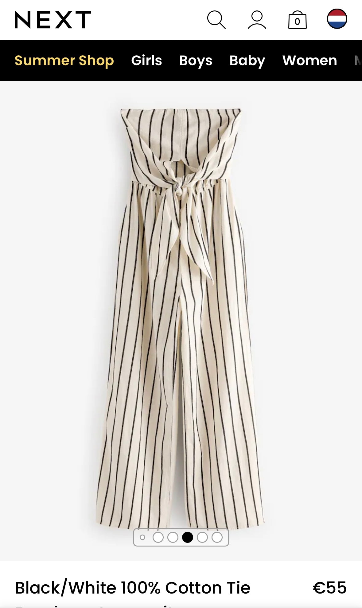 White with Black Stripes Co-ord Set