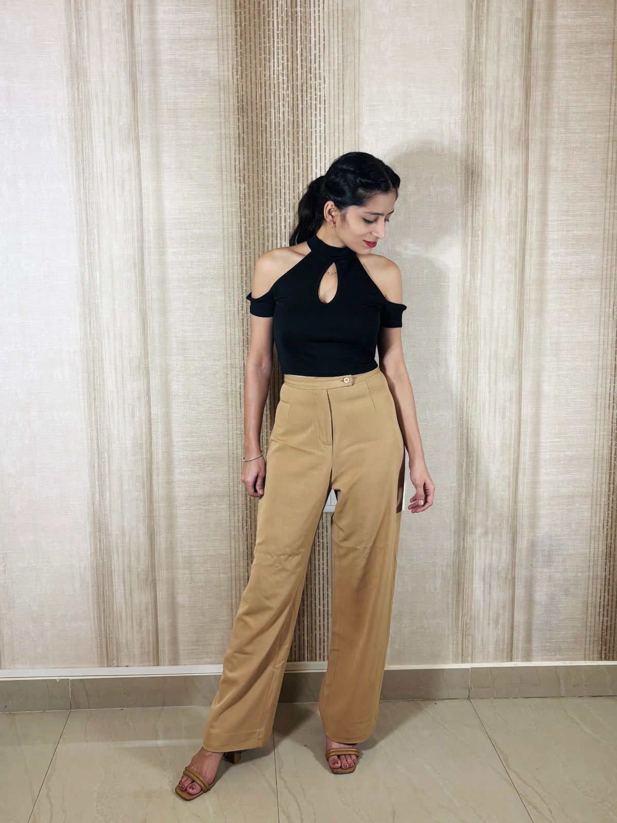 Midnight Muse Cut-Out Top