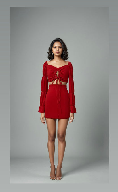 Scarlet Flame Co-ords Set