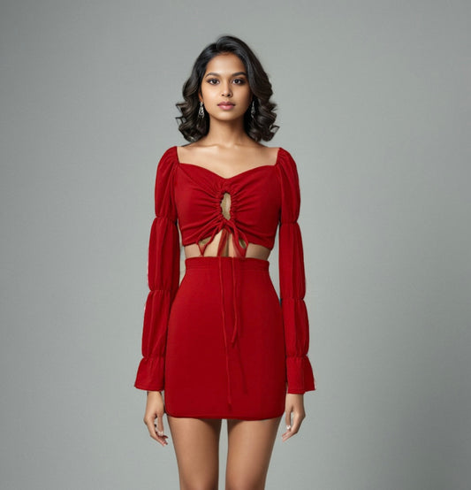 Scarlet Flame Co-ords Set