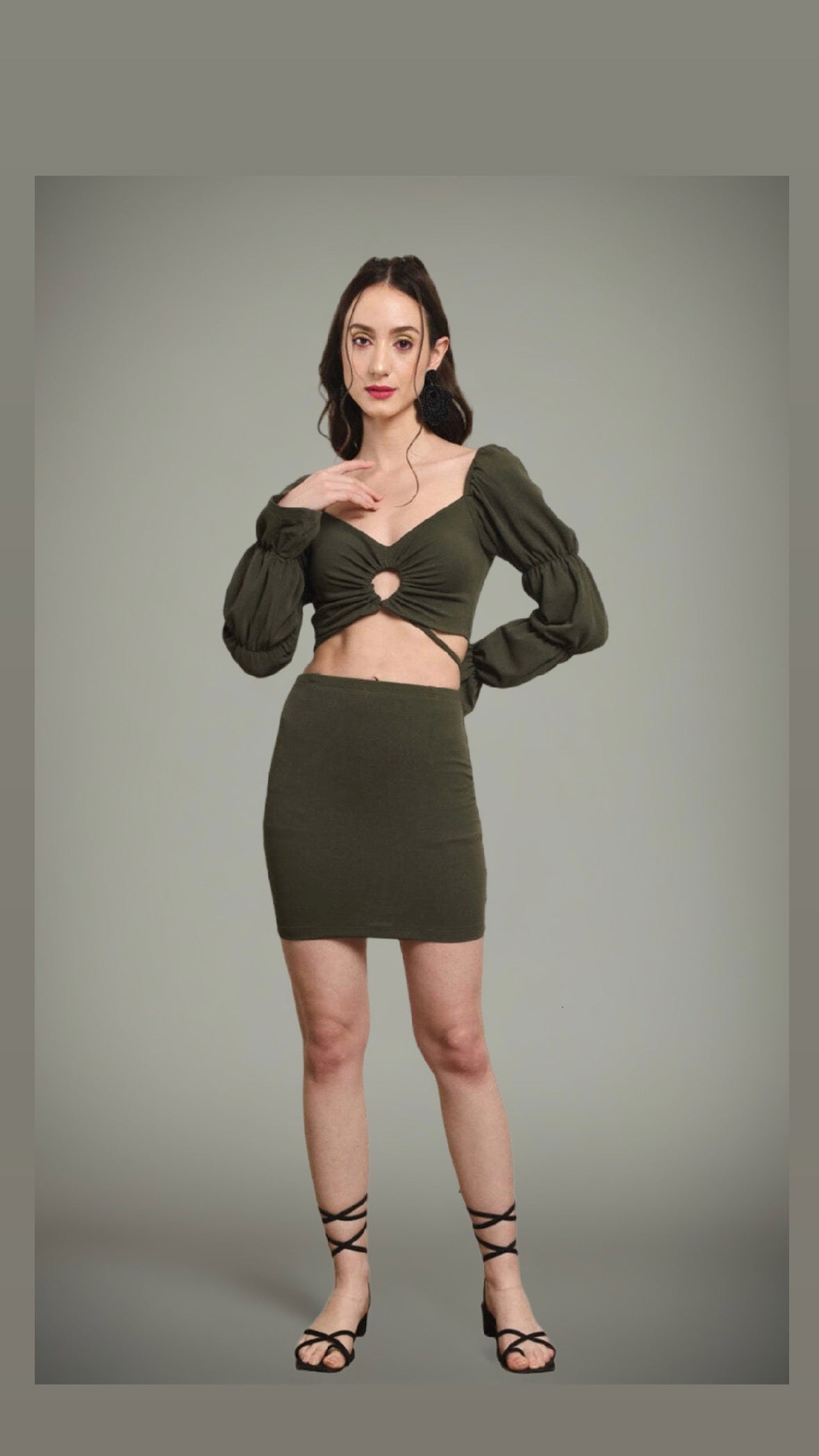 Olive Luxe Co-ords Set