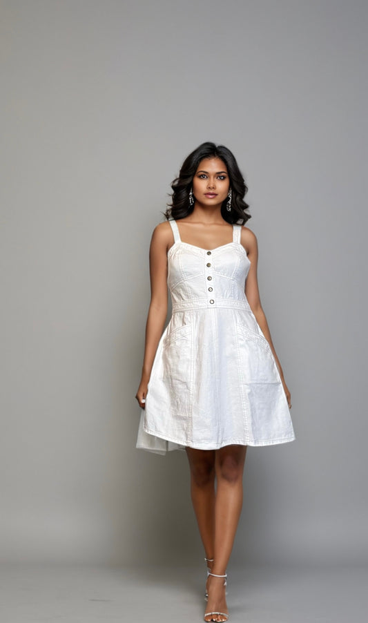 White Glamour Dress