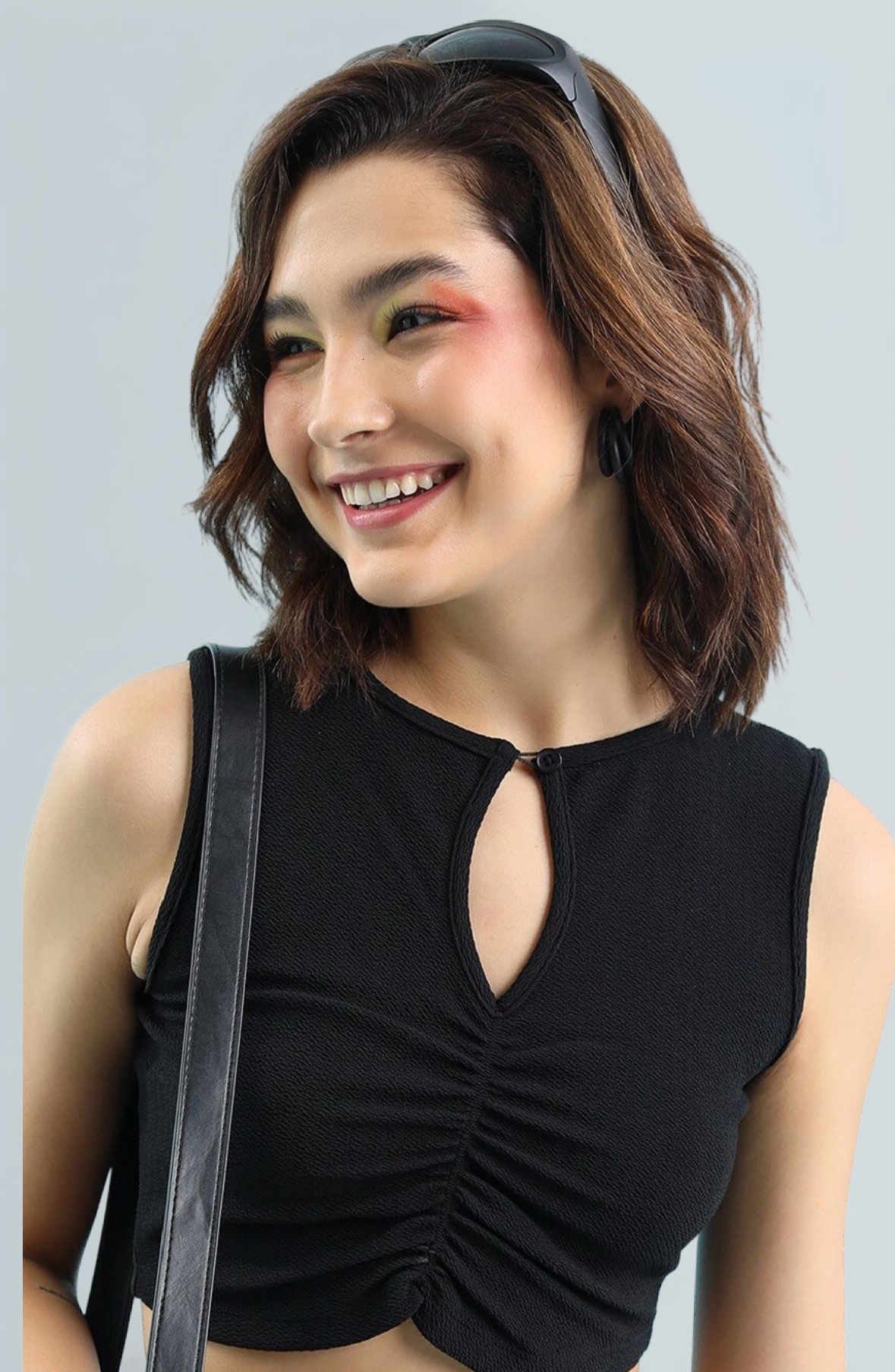 Black Crop Tank Top