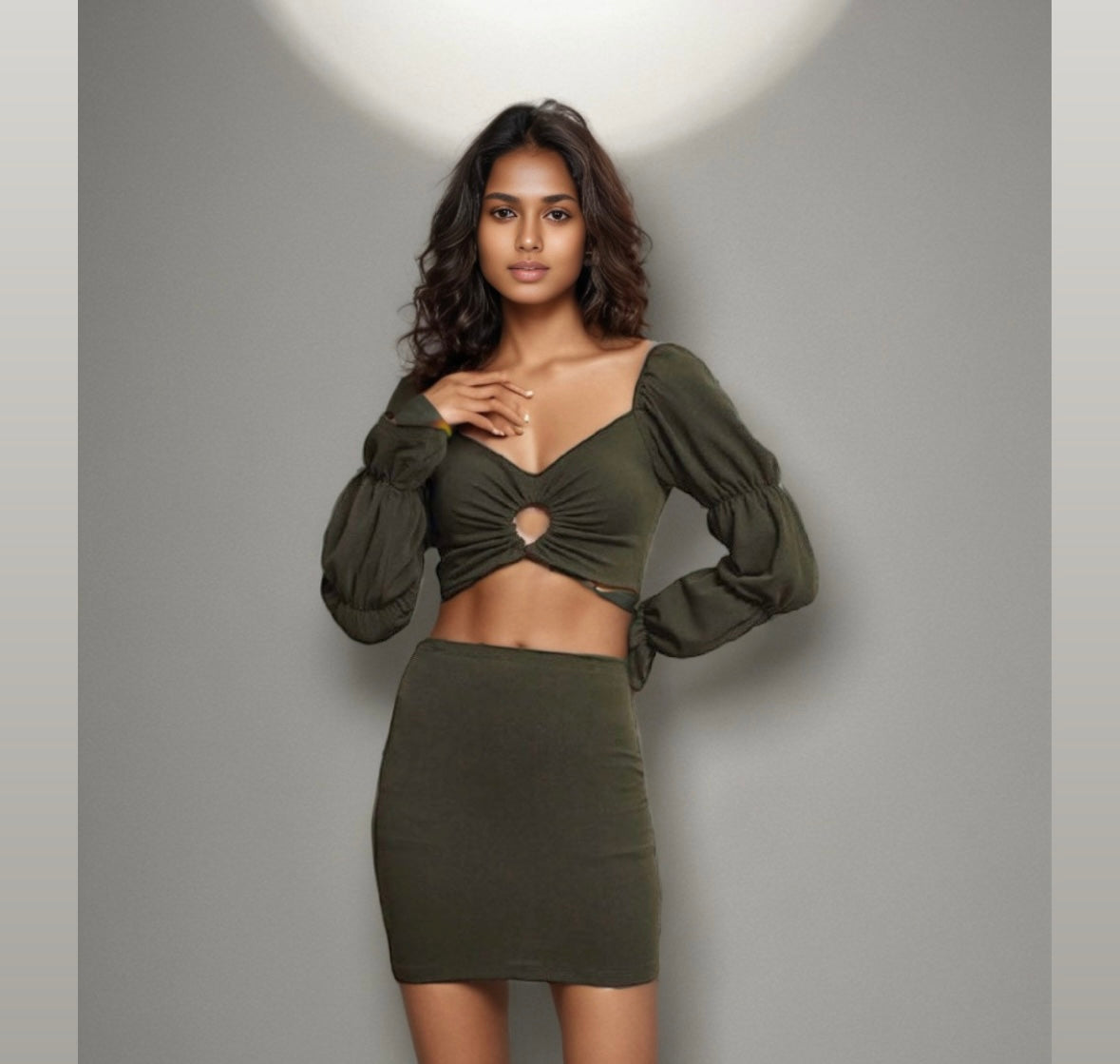 Olive Luxe Co-ords Set