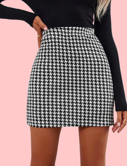 Black And white Skirts