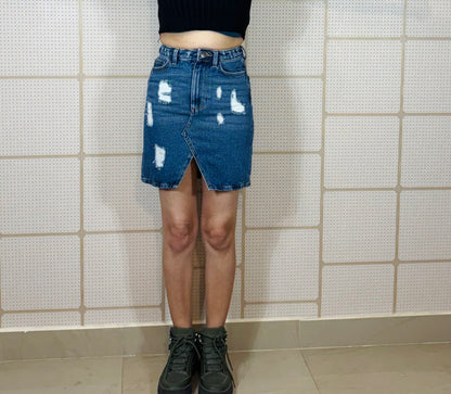 Midnight Indigo Denim Skirt