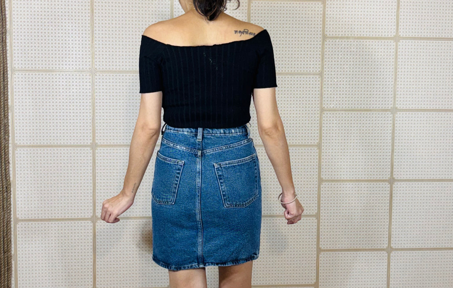Midnight Indigo Denim Skirt