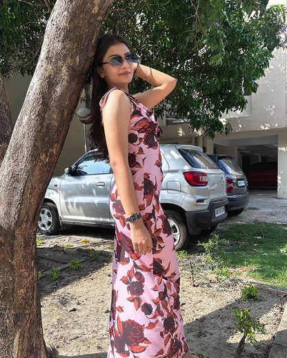 Pink Floral Dresses
