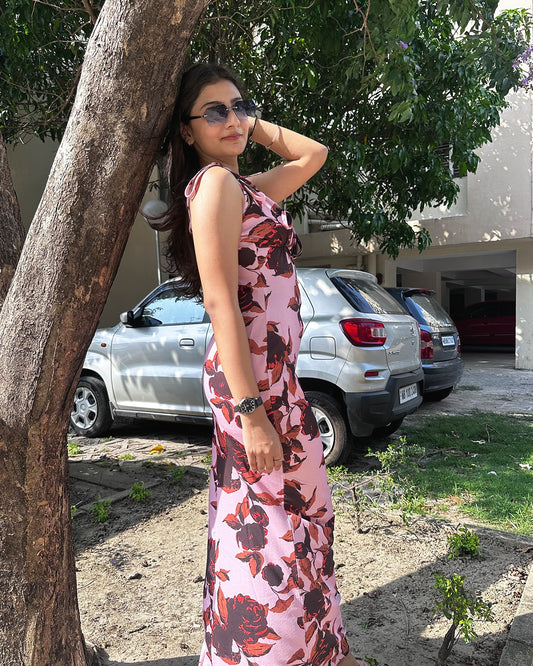 Pink Floral Dresses