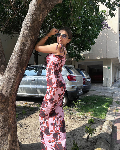 Pink Floral Dresses