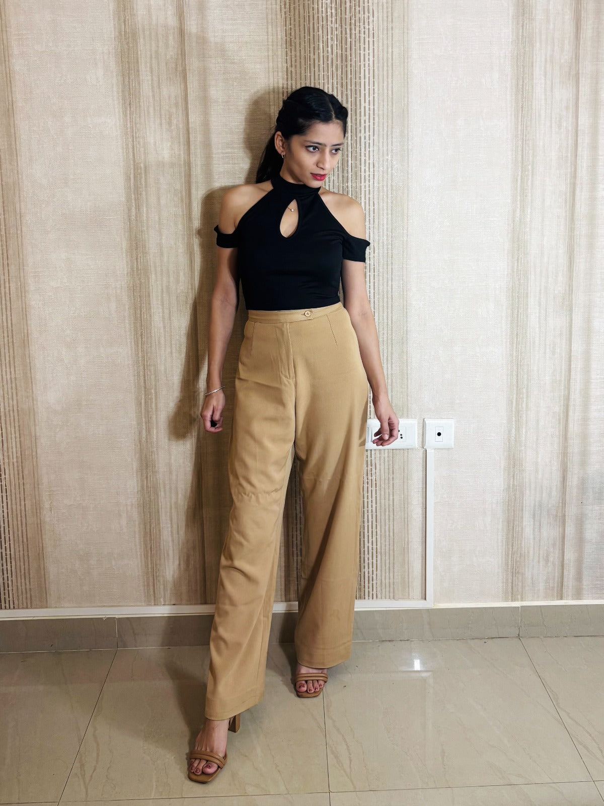 Midnight Muse Cut-Out Top
