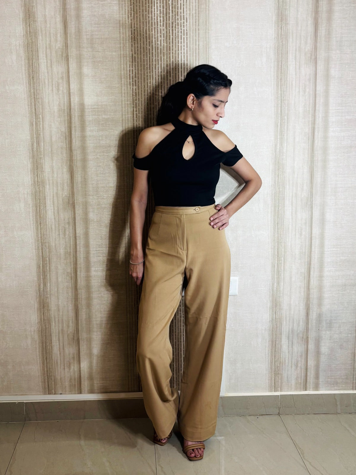 Midnight Muse Cut-Out Top