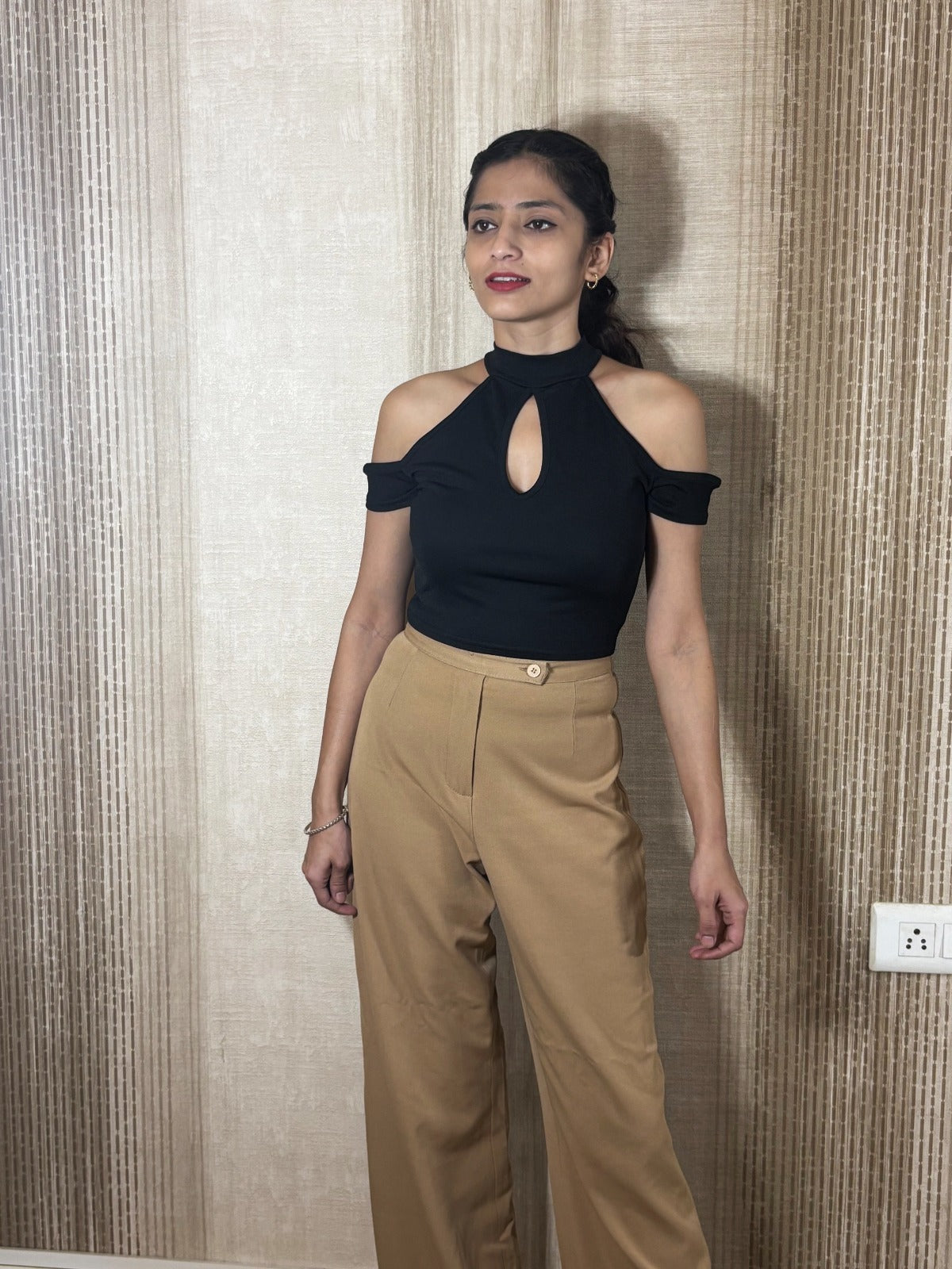 Midnight Muse Cut-Out Top