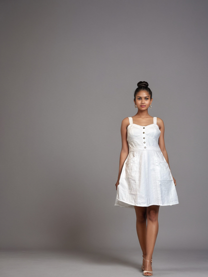 White Glamour Dress